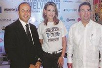 Óscar Oviedo, Patricia Cardona y Gustavo Zuluaga.