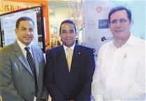 Luis Abreu, Irving Muñoz y Mario Gamundi.