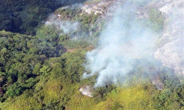 Incendios forestales continúan en Los Haitises
